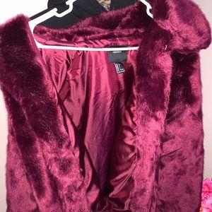 Fancy fur fashion coat